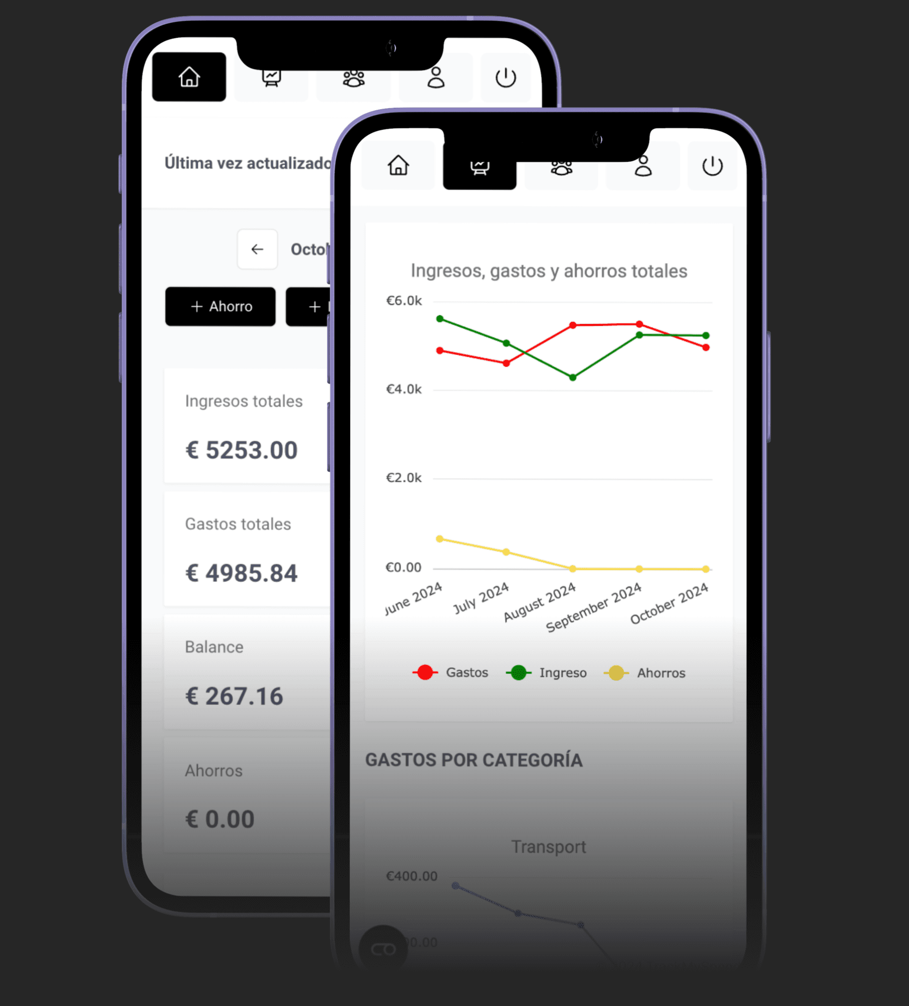 Vista previa de TrackMySpend